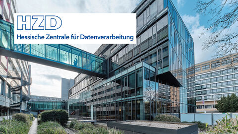 Blick in den Innenhof der HZD