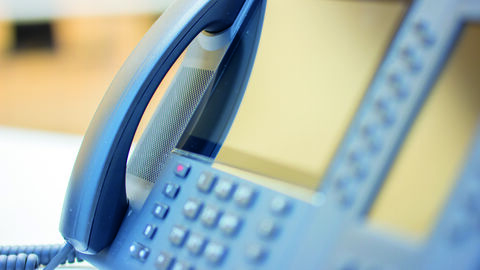 HessenVoice-Telefonanlage in Nahaufnahme