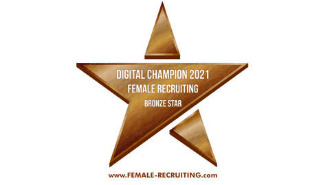 Auszeichnung Stern in Bronze Female Recruiting