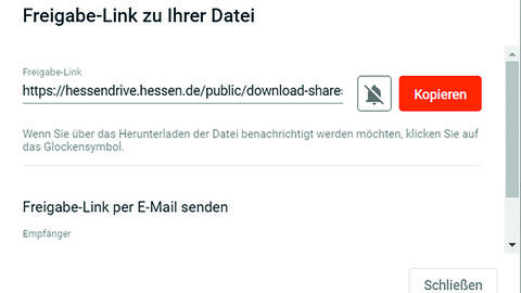 Screenshot HessenDrive mit Freigabe_link