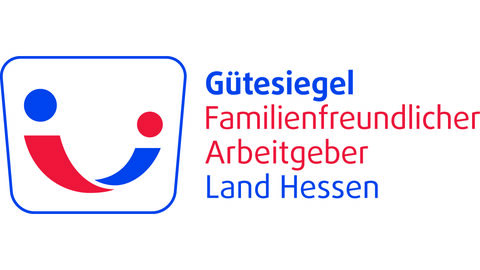 Logo des Gütesiegels "Familienfreundlicher Arbeitgeber" des Landes Hessen