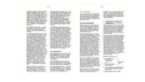 Seiten 9 und 10 der INFORM Erstausgabe 1-71