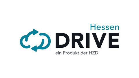 Logo der Datenaustauschplattform HessenDrive der HZD